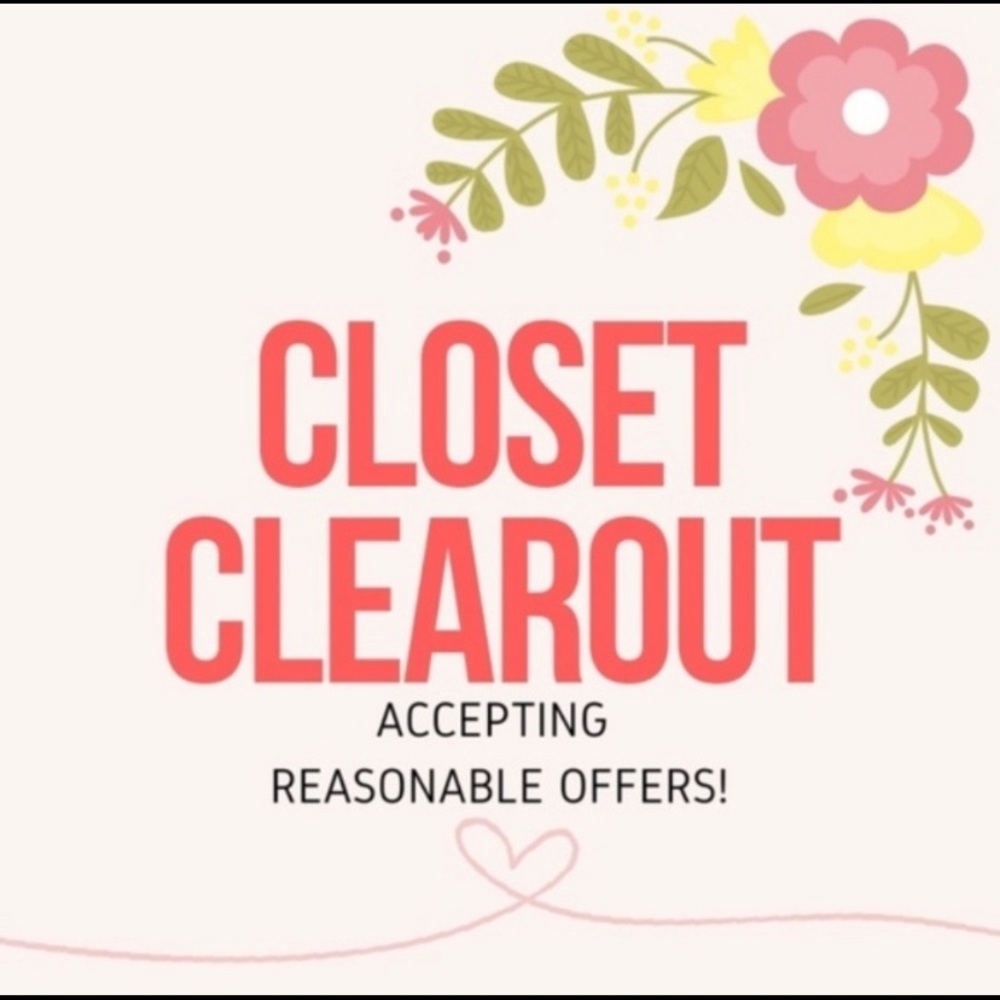 Closet Clearout $10 Sale ends tonight